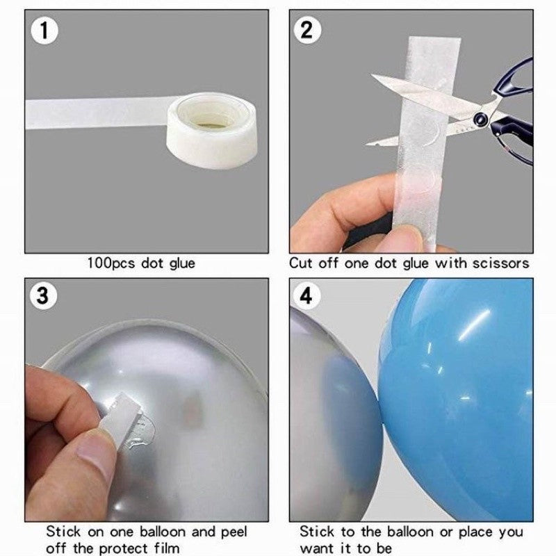 Balloon Glue Dot Adhesive for Party and DIY Use TSC