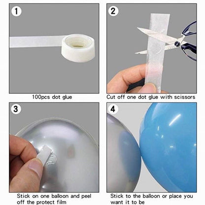 Balloon Glue Dot Adhesive for Party and DIY Use TSC