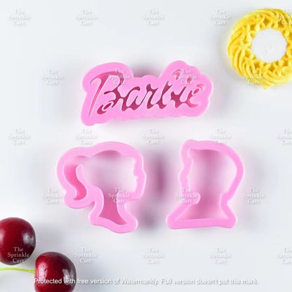 Superhero Princess Stamp Cutter Avengers Batman Superman Barbie Design for Cookie Fondant Cake Decoration and DIY Craft TSC