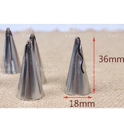 Dolls Dress Ruffles Nozzle Piping Tip Buttercream for Cake Decoration TSC