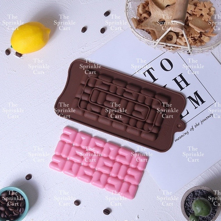 Bar Silicone Molder for Baking Chocolate Jelly and DIY Resin Clay Craft TSC