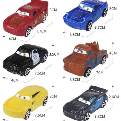 Engineering Construction Truck Tractors and Street Signages Toy Cake Topper for Boy Birthday Vehicles TSC