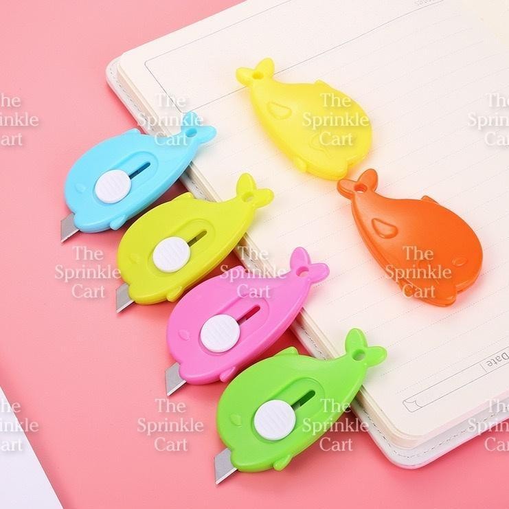Cute Mini Cutter Dolphin Cutter Blade High Quality Sharp Utility Cutter TSC
