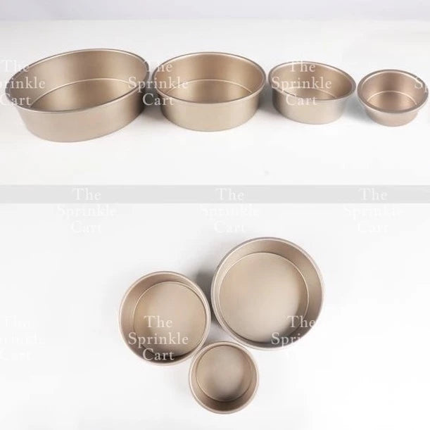 Non stick Golden Cupcake Molder Loaf Bento Pan Cake Oval Molder Square Pan Japanese Cheesecake