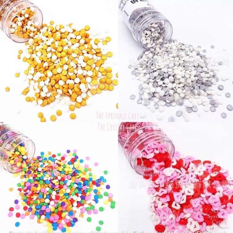 Edible Confetti Sprinkles Dragees 30grams for Cake Cupcake Pastry Desserts TSC