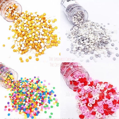 Edible Confetti Sprinkles Dragees 30grams for Cake Cupcake Pastry Desserts TSC
