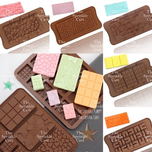 Bar Silicone Molder for Baking Chocolate Jelly and DIY Resin Clay Craft TSC