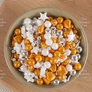 [NEW DESIGNS] Edible Sprinkles Dragees Pearls Rods Capsule for Cake Decoration TSC