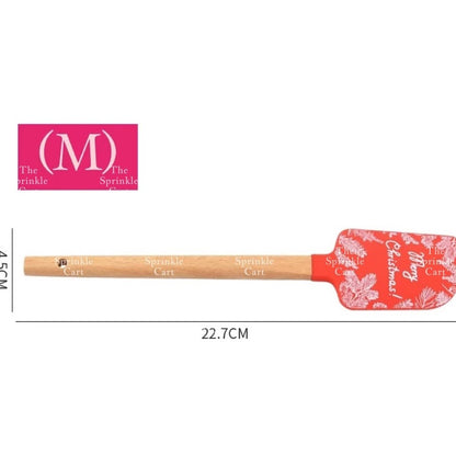 High Quality Silicone Spatula with Wooden Handle for Pastry Baking and Kitchen Tool TSC