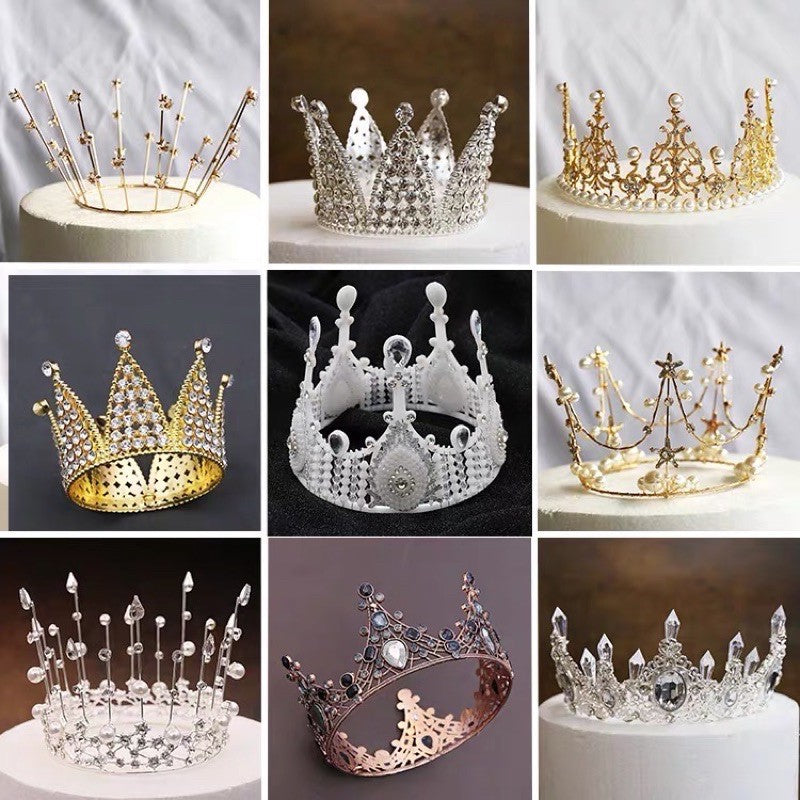 Crown Cake Topper and Tiara Pageant Accessories TSC
