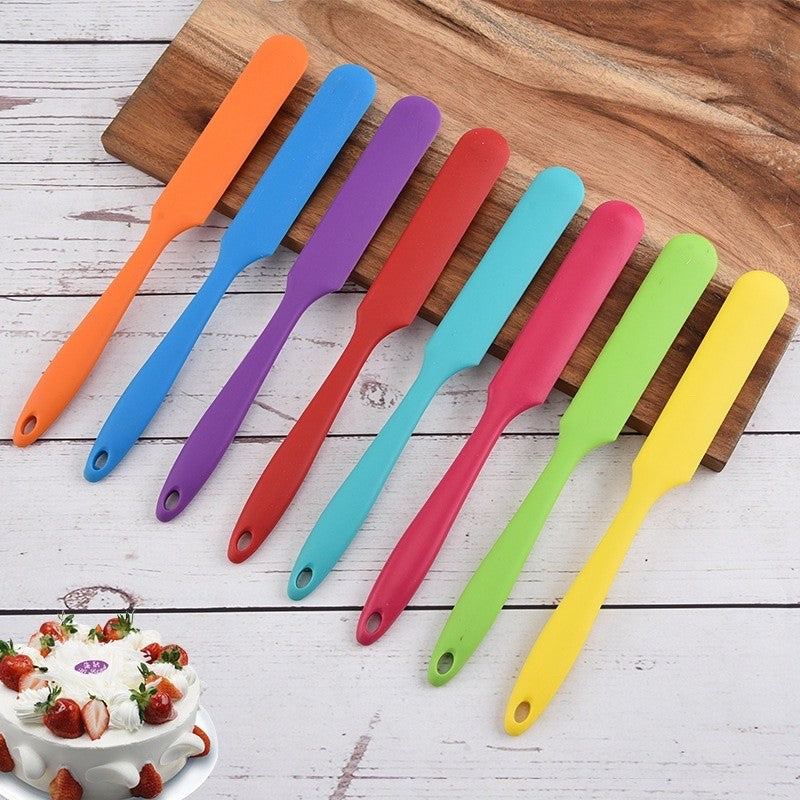 Long Handle Slim Spatula for Baking and Kitchen Use TSC