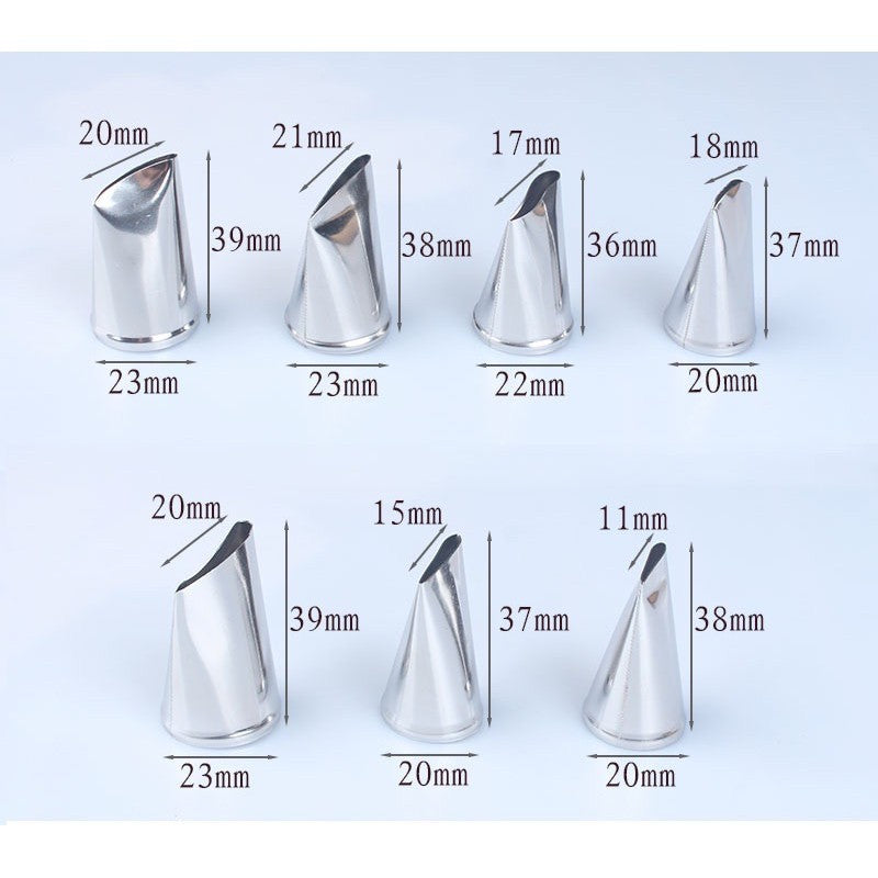 Rose Flower Petal Nozzle Icing Piping Tip Buttercream Pastry Cake Decoration Use TSC