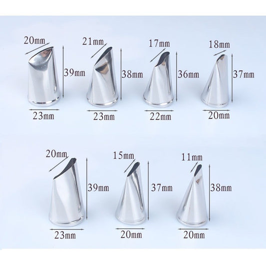 Rose Flower Petal Nozzle Icing Piping Tip Buttercream Pastry Cake Decoration Use TSC