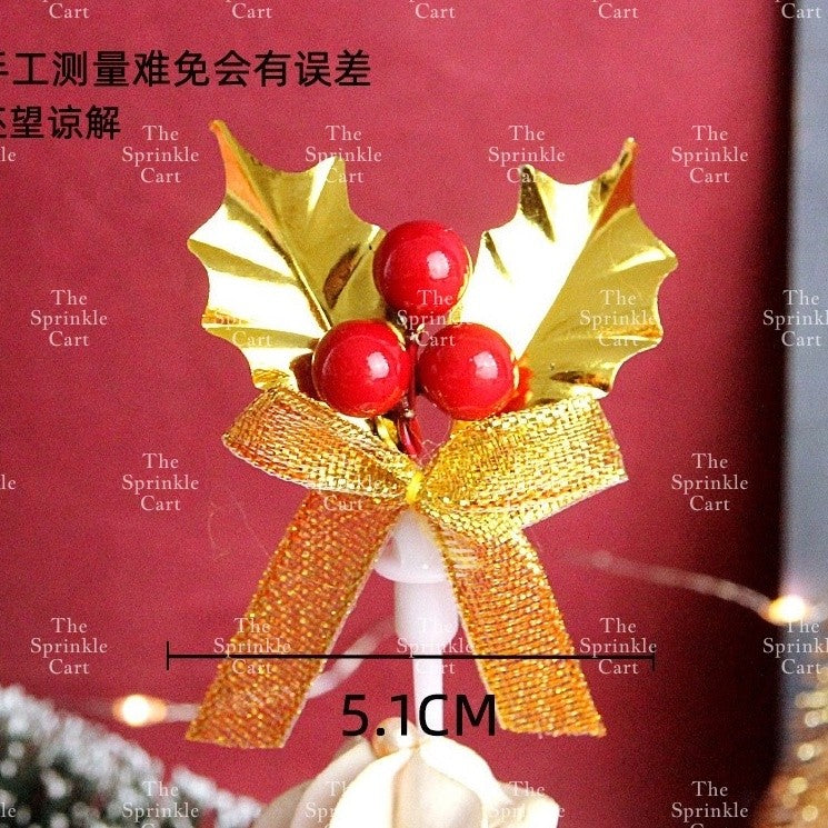 Christmas Cake Topper Polymer Ornament Decoration TSC