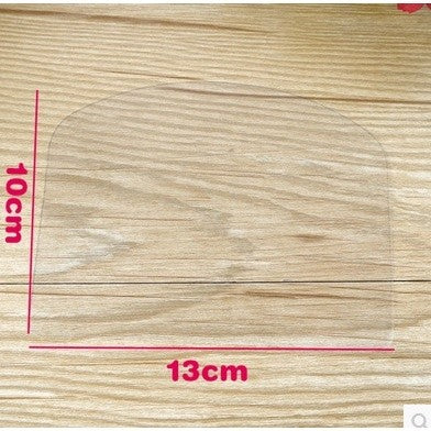 Transparent Plastic and Soft Scraper Smoother for Cake Decoration Use TSC
