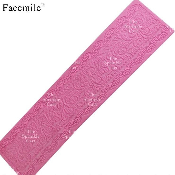 Sugar Lace Silicone Molder for Cake Edge Decoration and Chocolate Fondant Mold TSC