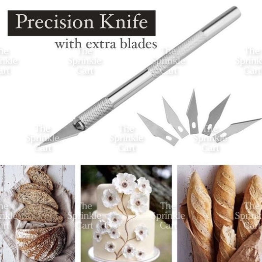 Pen Type Precision Knife with Extra Blade for DIY Craft and Cake Decoration TSC