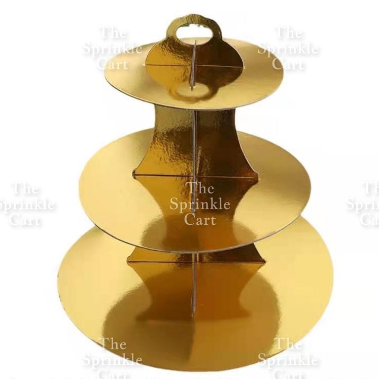 3-Layer Cupcake Stand Cake And Dessert Displays Birthday Party Celebration Themed Cupcake Holder