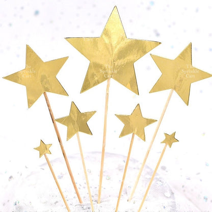 Leaf Fan Cake Toppers Paper Folding Butterfly Paper Topper Mini Paper Fan Round Cake Decoration