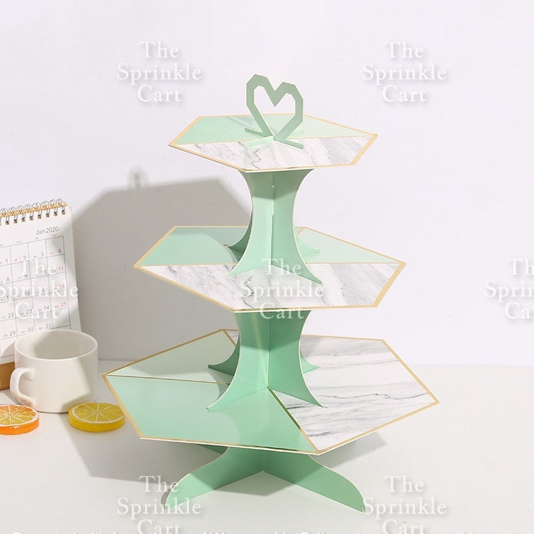 3-Layer Cupcake Stand Cake And Dessert Displays Birthday Party Celebration Themed Cupcake Holder