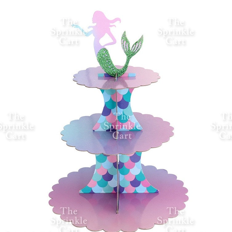 3-Layer Cupcake Stand Cake And Dessert Displays Birthday Party Celebration Themed Cupcake Holder