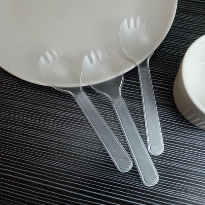 Disposable Dessert plastic Small Taster Spoon Frozen Food Ice Cream Party Supplies TSC