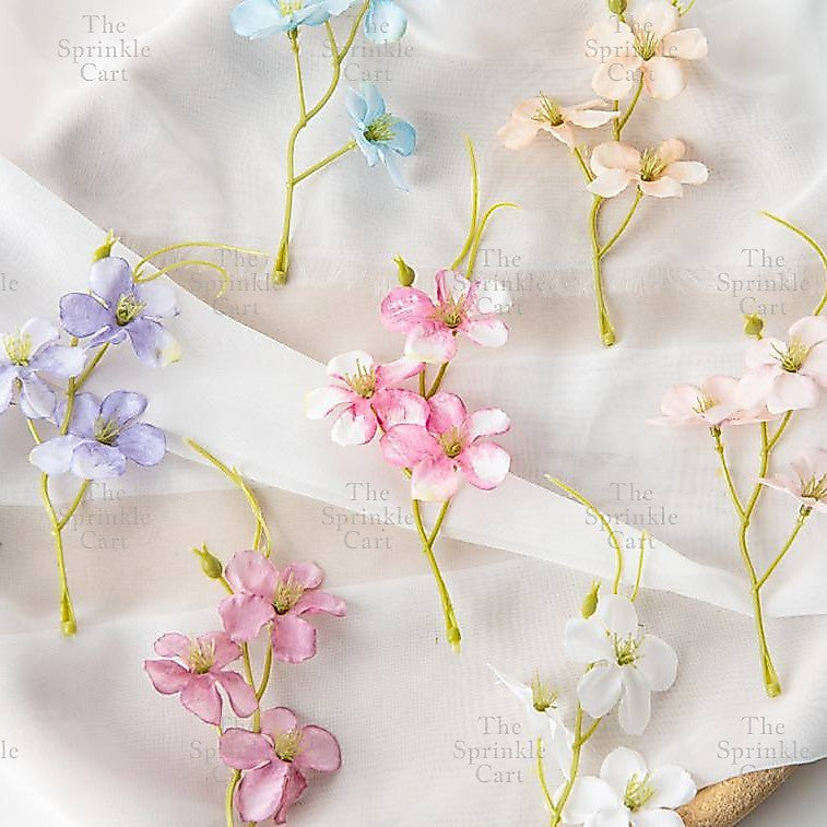 5pcs Colorful Artificial Mini Stem Flower DIY Home and Cake Decoration TSC
