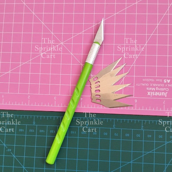 Mermaid Precision Knife with Blade Craft Knife Pen Type Cutter Baking Craft Arts Fondant TSC