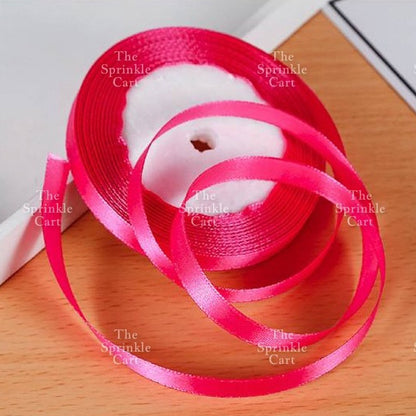 Colored Satin / Glitter Gold Silver Ribbon 23meters