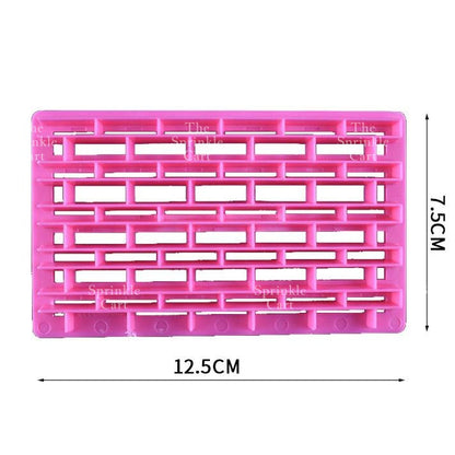 Diamond Fondant Embosser Cake Quilting Slanting Lines Embosser Cutter Baking
