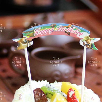 Random Happy Birthday Cake Topper Cake Decoration for Baking Party Supplies TSC