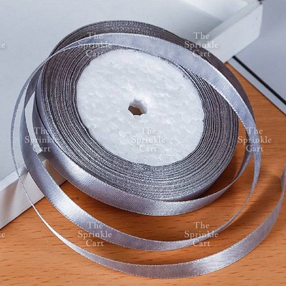 Colored Satin / Glitter Gold Silver Ribbon 23meters