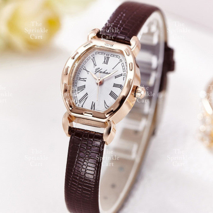 Men & Women's Watch Relo Analog Fashion Wristwatch Leather Quartz Accessories TSC