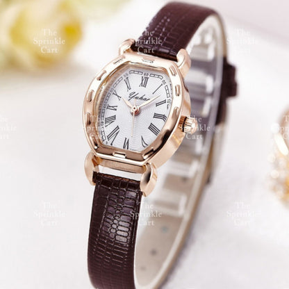 Men & Women's Watch Relo Analog Fashion Wristwatch Leather Quartz Accessories TSC