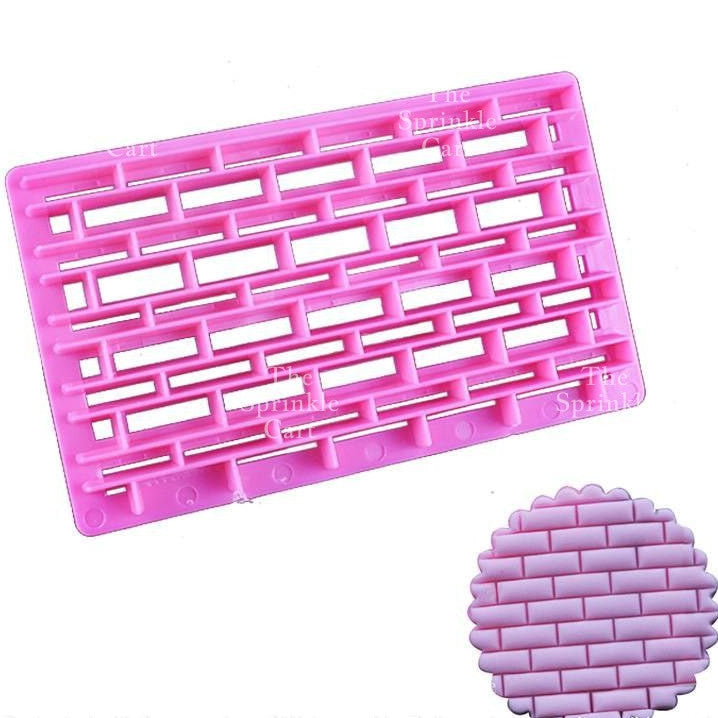 Diamond Fondant Embosser Cake Quilting Slanting Lines Embosser Cutter Baking