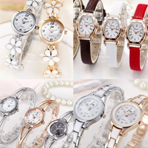 Men & Women's Watch Relo Analog Fashion Wristwatch Leather Quartz Accessories TSC