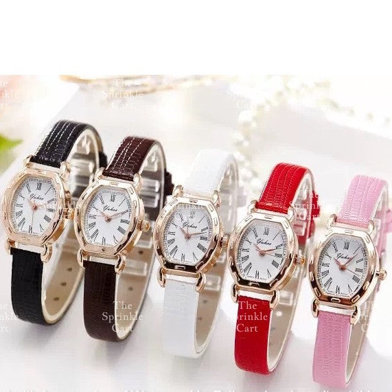 Men & Women's Watch Relo Analog Fashion Wristwatch Leather Quartz Accessories TSC