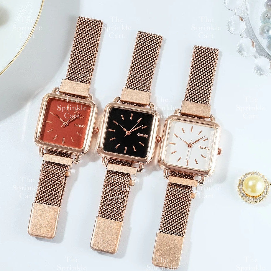 Men & Women's Watch Relo Analog Fashion Wristwatch Leather Quartz Accessories TSC