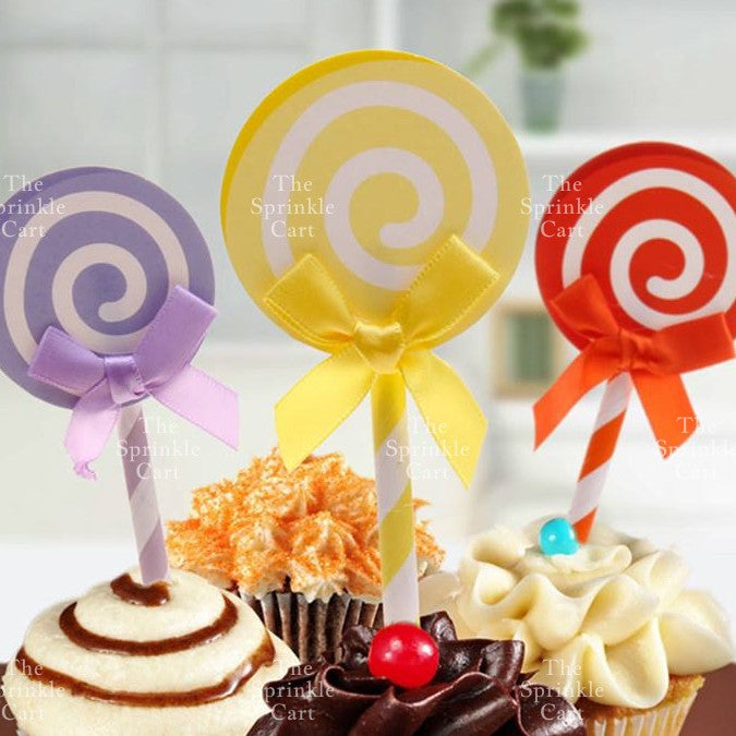 Random Happy Birthday Cake Topper Cake Decoration for Baking Party Supplies TSC