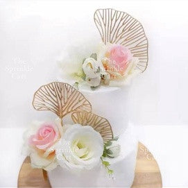 Minimalist Acrylic Flower / Face Girl Birthday Wedding Cake Decoration