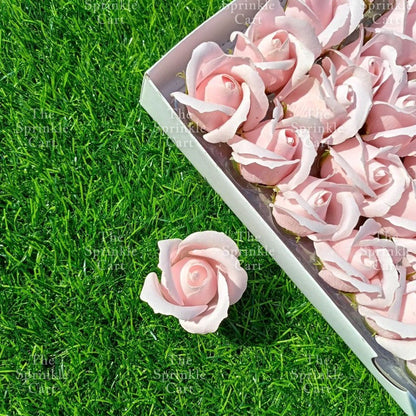 1pc Artificial Flowers Rose Peony Head  Cake Decoration