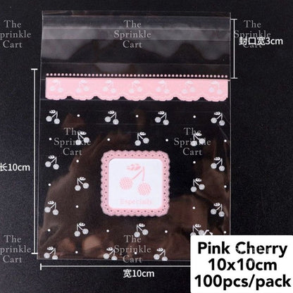 Cookie Packaging OPP Plastic Bag Halloween Christmas Pastry Bag Transparent Cookie Plastic Bag