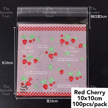 Cookie Packaging OPP Plastic Bag Halloween Christmas Pastry Bag Transparent Cookie Plastic Bag