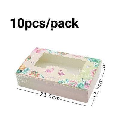 Cupcake Box with holder Brownies Revel Bar Muffin Pastry Packaging TSC