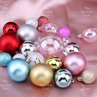 Balls Cake Topper Gold Silver Red Pink Blue Decoration Birthday Party TSC