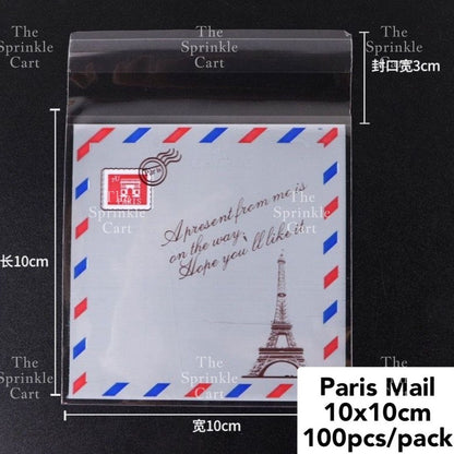 Cookie Packaging OPP Plastic Bag Halloween Christmas Pastry Bag Transparent Cookie Plastic Bag