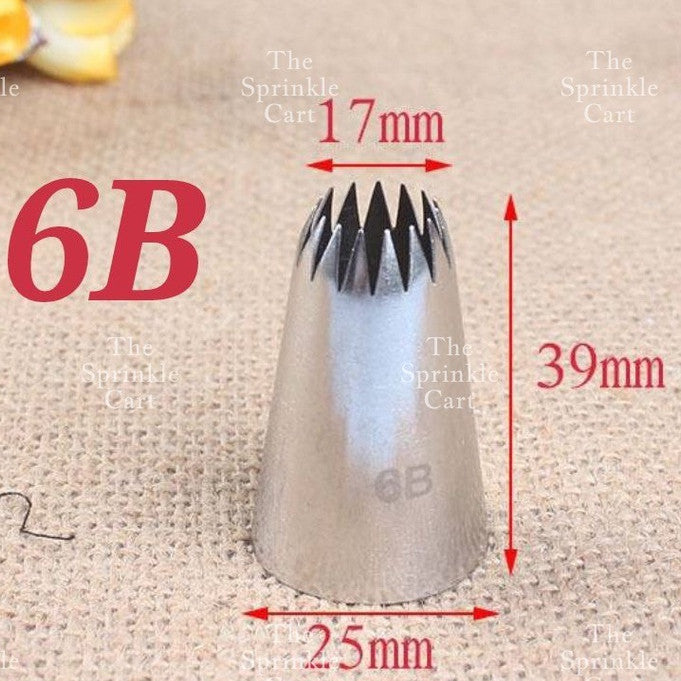 1M 2F 2D 6B 195 Nozzle Tip for Cake Icing Buttercream Pastry Decoration TSC