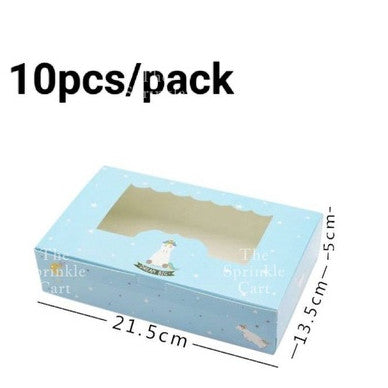 Cupcake Box with holder Brownies Revel Bar Muffin Pastry Packaging TSC