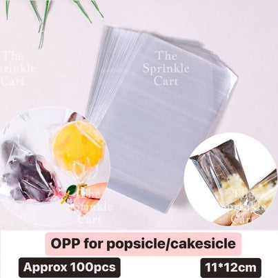 Transparent Popsicle OPP Cakesicle Boxes Gift Plastic Box Ice Cream Graham Bar packaging TSC