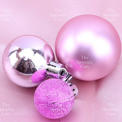 Balls Cake Topper Gold Silver Red Pink Blue Decoration Birthday Party TSC